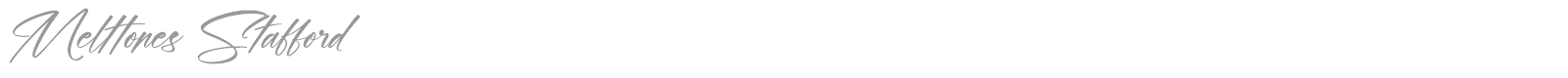 Melttones Stafford font preview